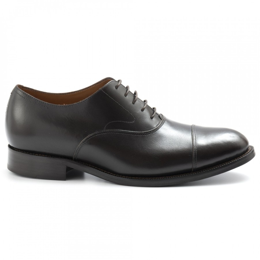 Manner SANGIORGIO Schnuren | Handgefertigte Braune Botti-Oxford-Herrenschuhe Mit Herausnehmbarem Fusbett