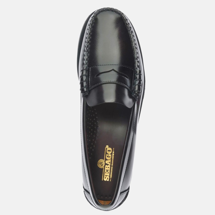 Manner SANGIORGIO Slipper | Sebago Dan Po Brauner Burgunder-Mokassin Aus Geburstetem Leder