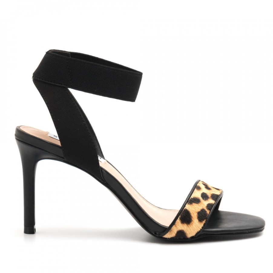 Frauen SANGIORGIO Sandalen | Steve Madden Fondu Leopard Multi Sandale