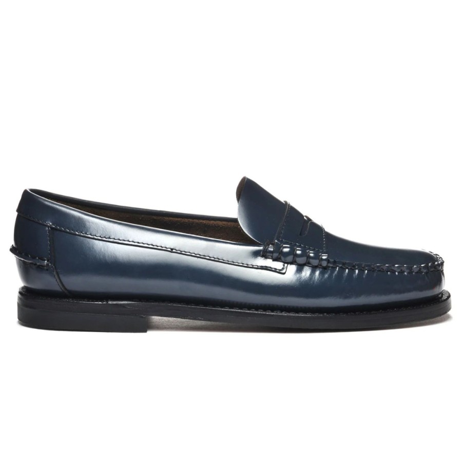 Frauen SANGIORGIO Slipper | Sebago Classic Dan Pigment Brilliant Blue Damen Mokassin