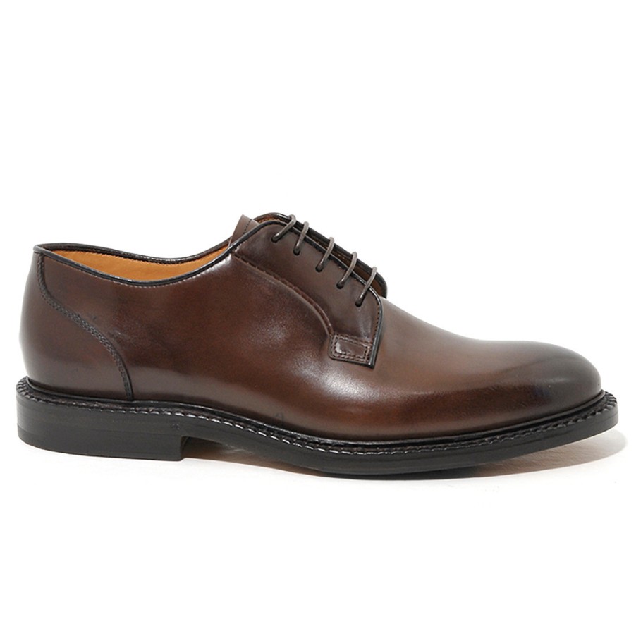 Manner SANGIORGIO Schnuren | Fabi Bobby Brown Flex Goodyear Derby-Schuhe