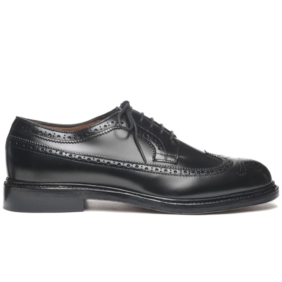 Manner SANGIORGIO Schnuren | Sebago Everett Balck Derby Brogue-Schuh Aus Leder