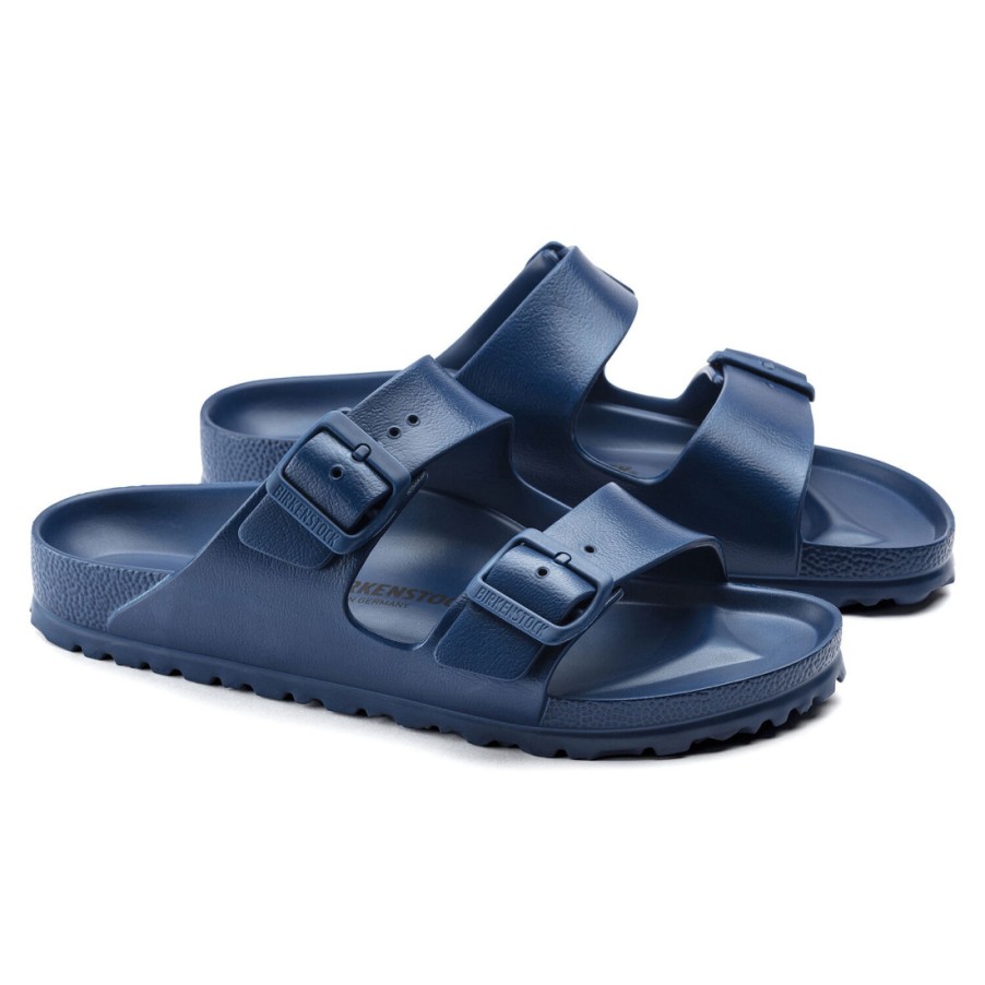 Manner SANGIORGIO Sandalen | Birkenstock Arizona Eva Blue Navy Slipper