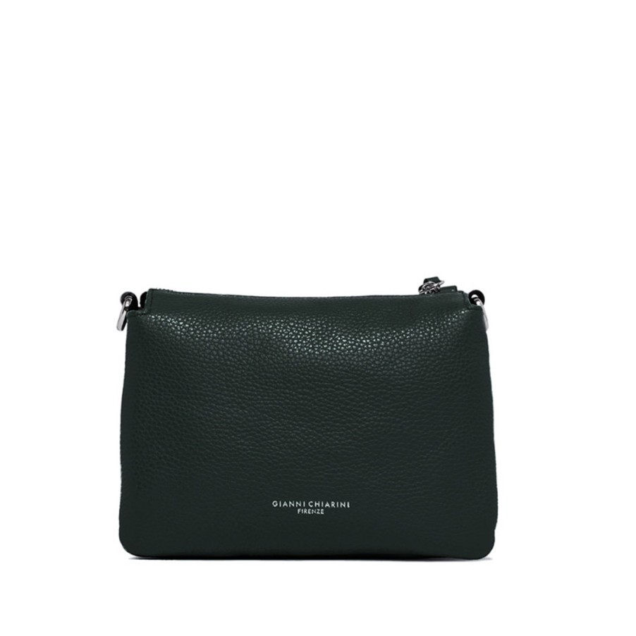 Frauen SANGIORGIO Handtaschen | Gianni Chiarini Three Bag Aus Tiefgrunem Leder