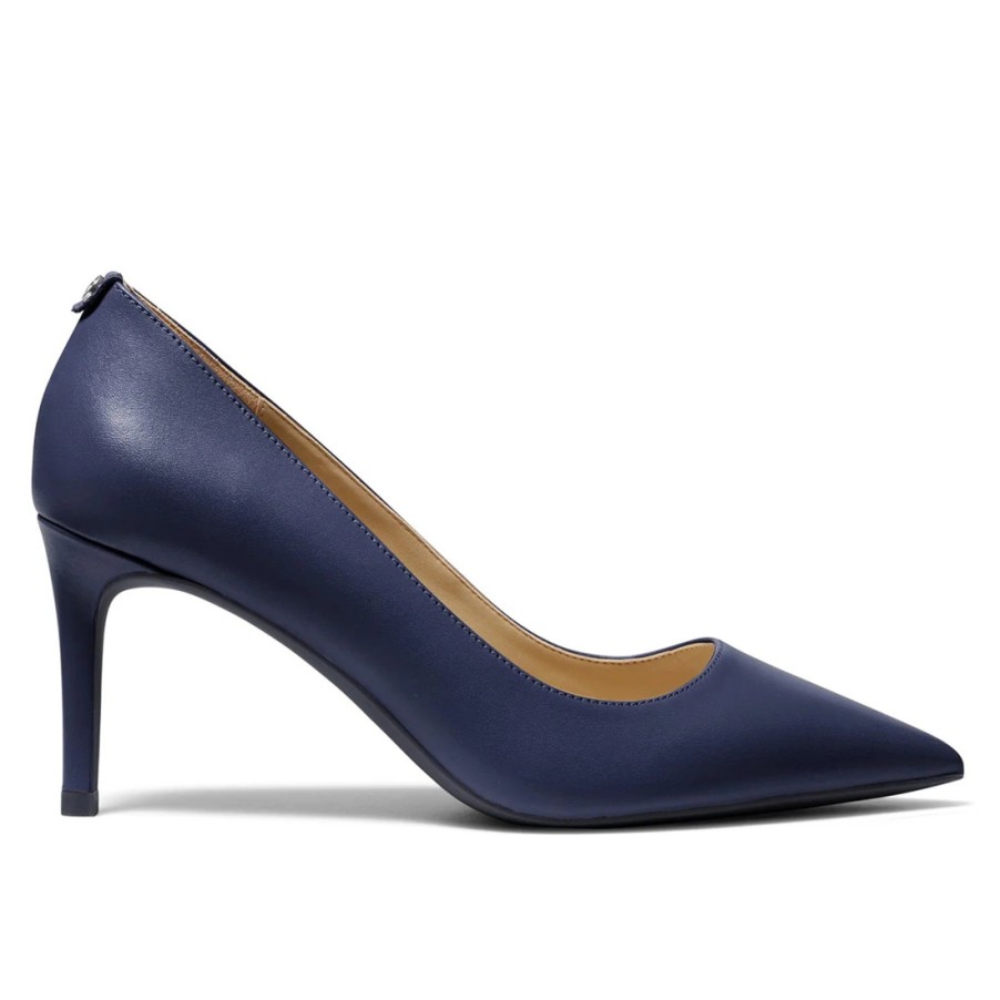 Frauen SANGIORGIO Pumps | Michael Kors Alina Flex Marineblaue Lederpumps