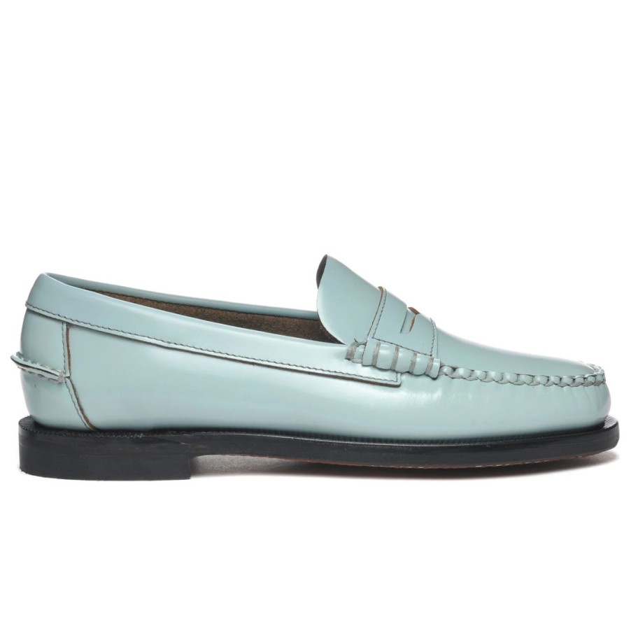 Frauen SANGIORGIO Slipper | Sebago Classic Dan Pigment Blue Ice Damen Mokassin