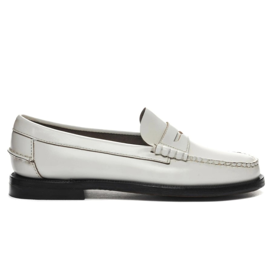 Frauen SANGIORGIO Slipper | Sebago Classic Dan White Damen Mokassin