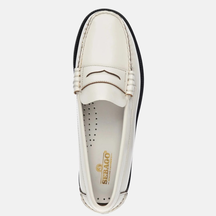 Frauen SANGIORGIO Slipper | Sebago Classic Dan White Damen Mokassin