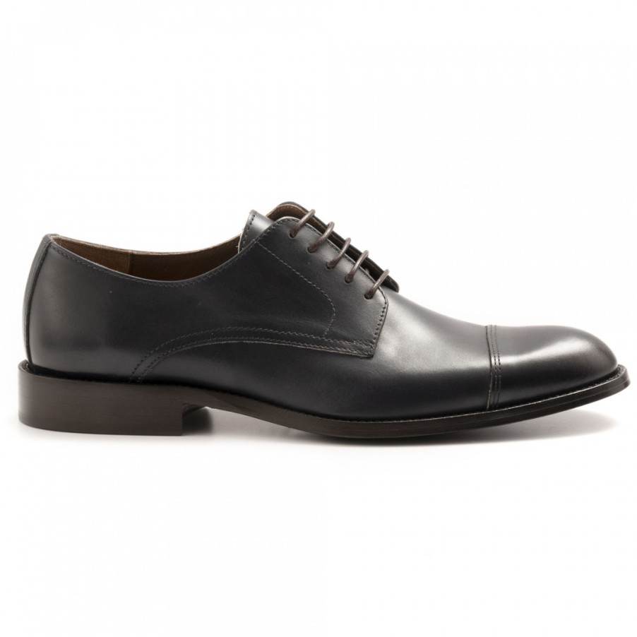 Manner SANGIORGIO Schnuren | Marco Ferretti Derby-Schuhe Fur Herren Aus Blauem Leder