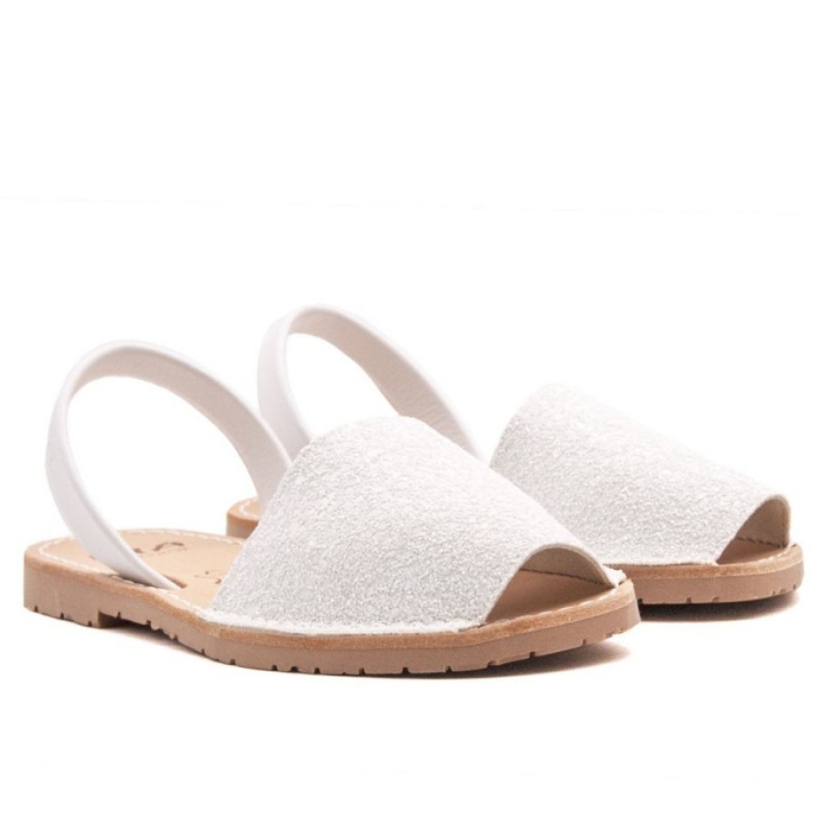 Frauen SANGIORGIO Sandalen | Ria Menorca 21224 Weise Glitzer-Sandalen Fur Damen