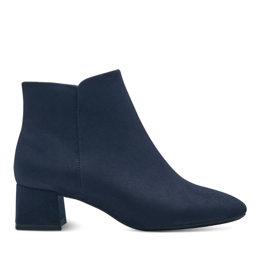 Frauen SANGIORGIO Stiefeletten | Tamaris Blu Damen-Stiefelette Mit Niedrigem Absatz