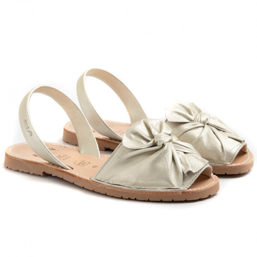 Frauen SANGIORGIO Sandalen | Ria 27167 Priscila Pearl Damen-Abarcas Aus Leder